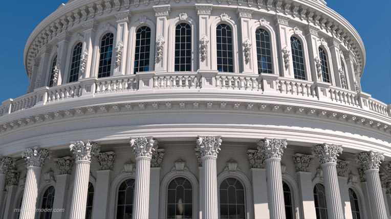 United States Capitol Dome : Visualization