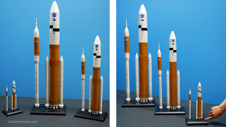 NASA Ares I and V – 1:100 Scale